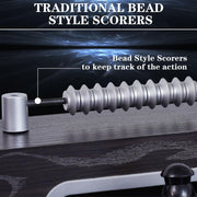 55 Inch Large Size Foosball Table for Adults, Kids, Competition Full Size Soccer Game Table Football Arcade with Leg Levelers, Heavy-Duty Legs & 2 Balls for Indoor Game Room (Brownish Wood Grain)