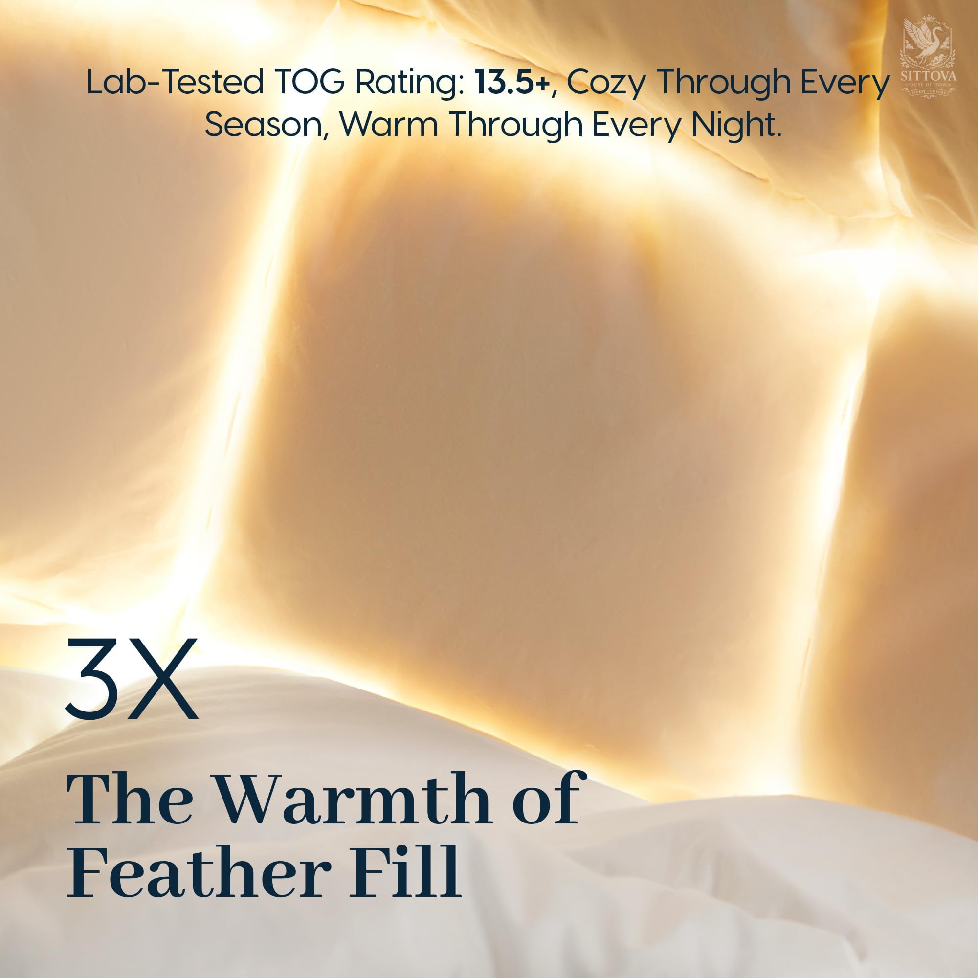 King Size Goose Down Comforter All-Season