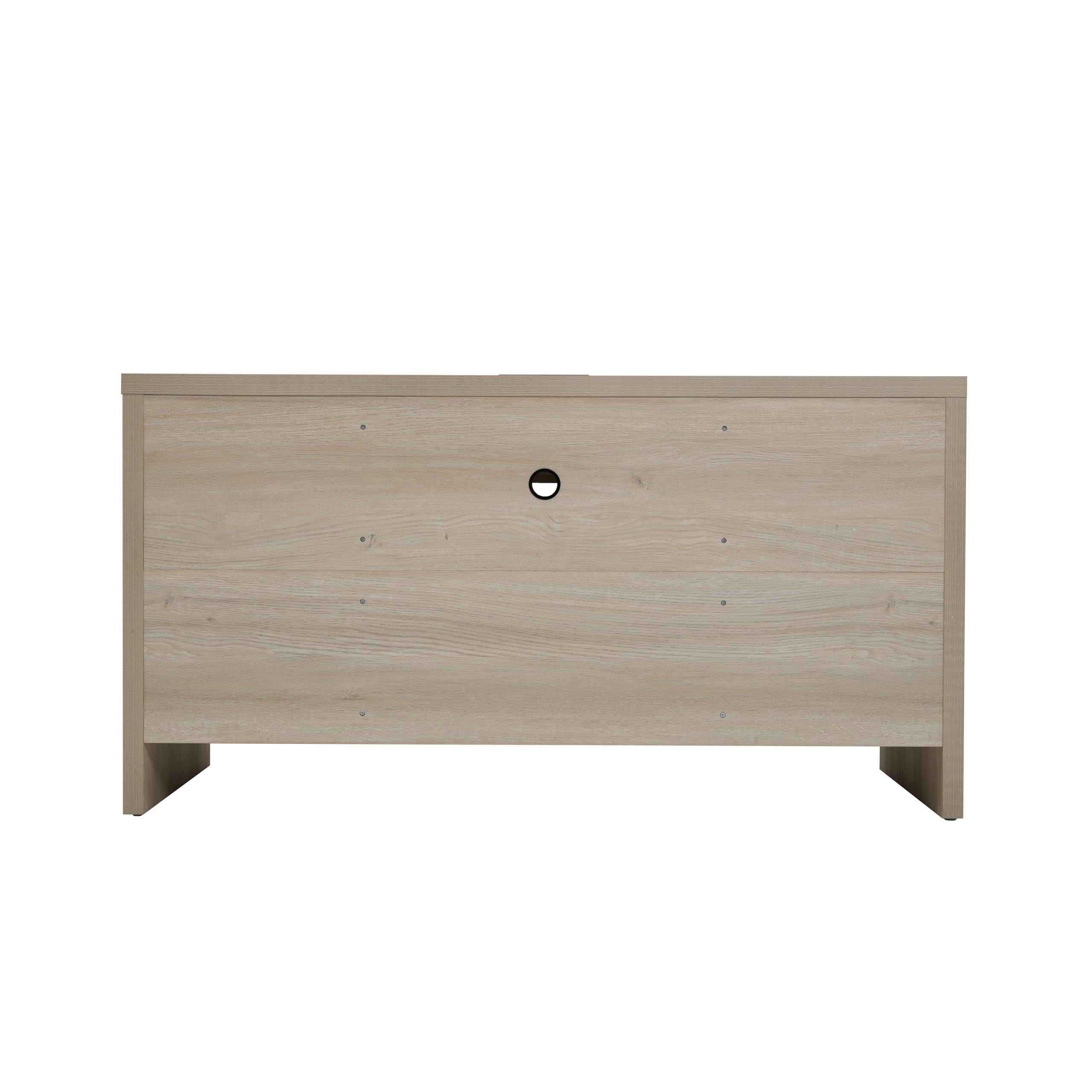 Executive Desk with 5 Drawers and Charging Station