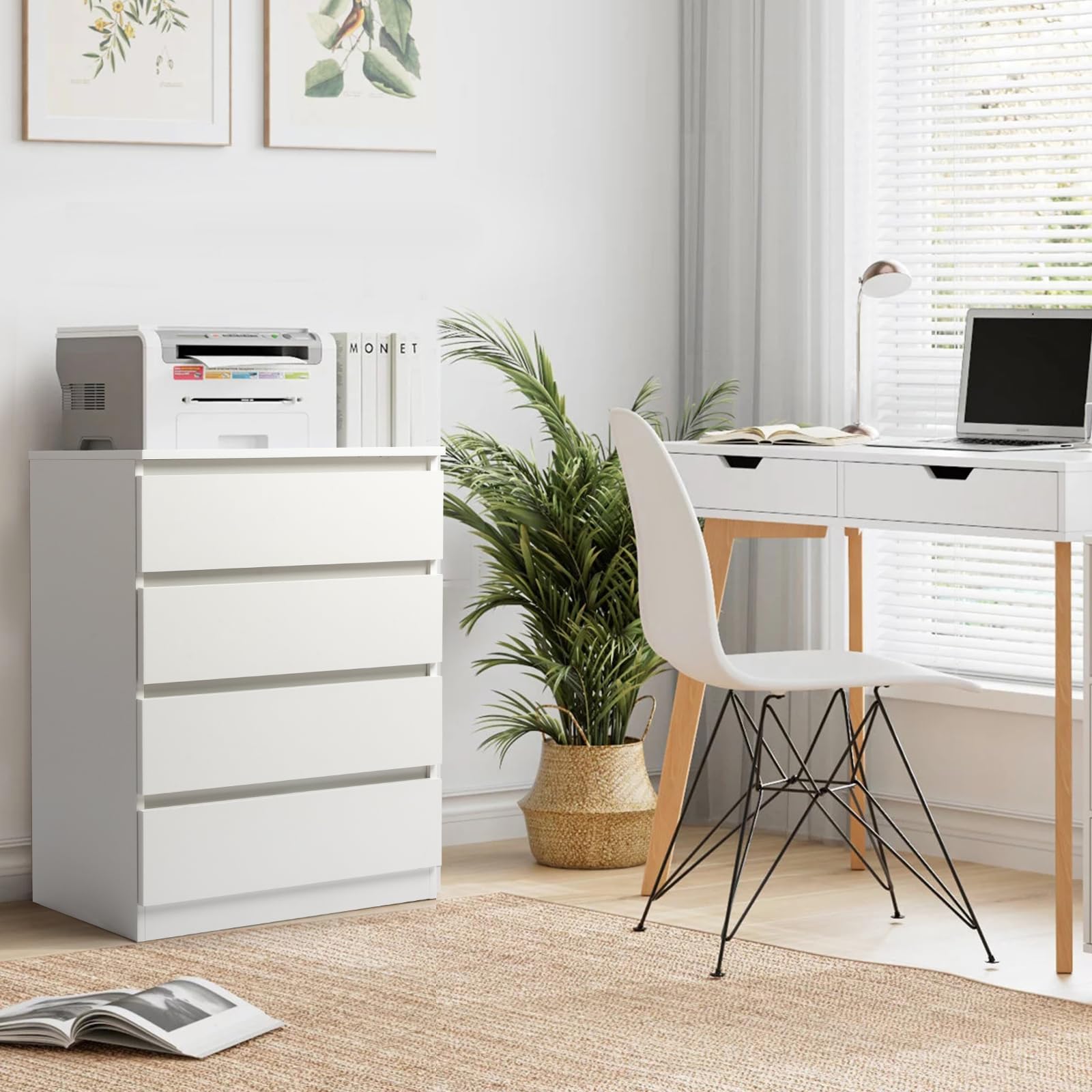 4-Drawer Dresser with Anti-Tipping Device