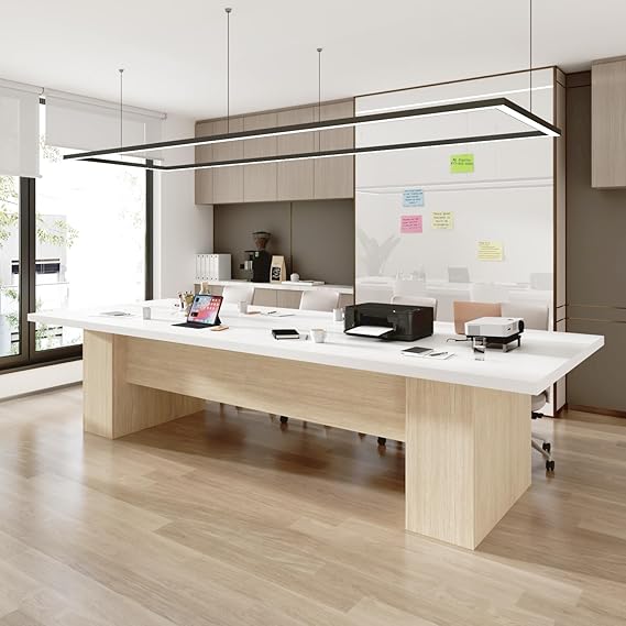 118.1" Rectangular Conference Table for 10-12 People