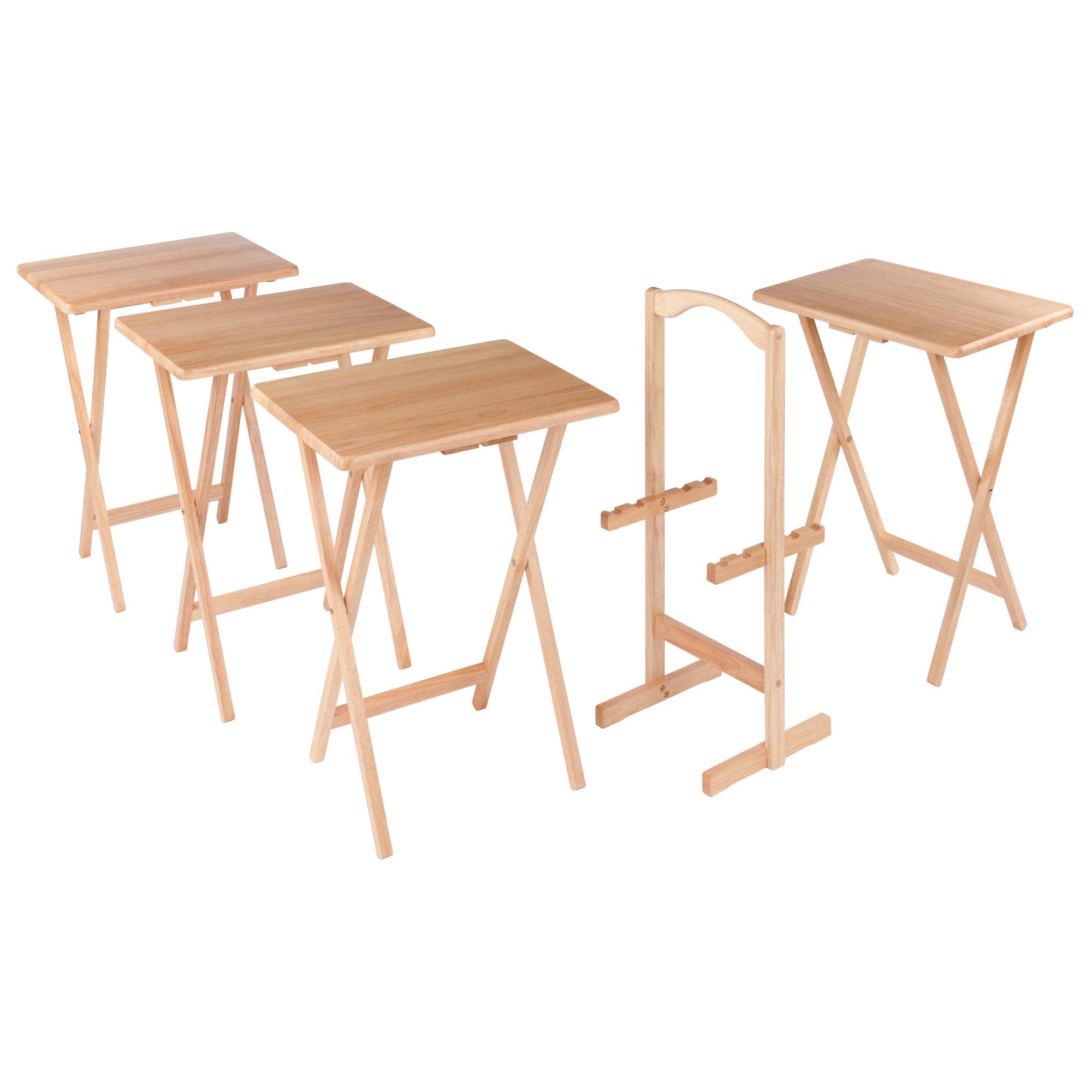 5-Piece Folding Snack Table Set