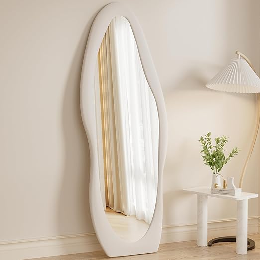 Wavy Full Length Mirror 63x24 Inch