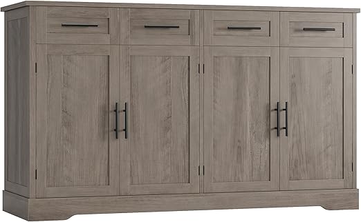 60" Large Buffet Sideboard with Storage