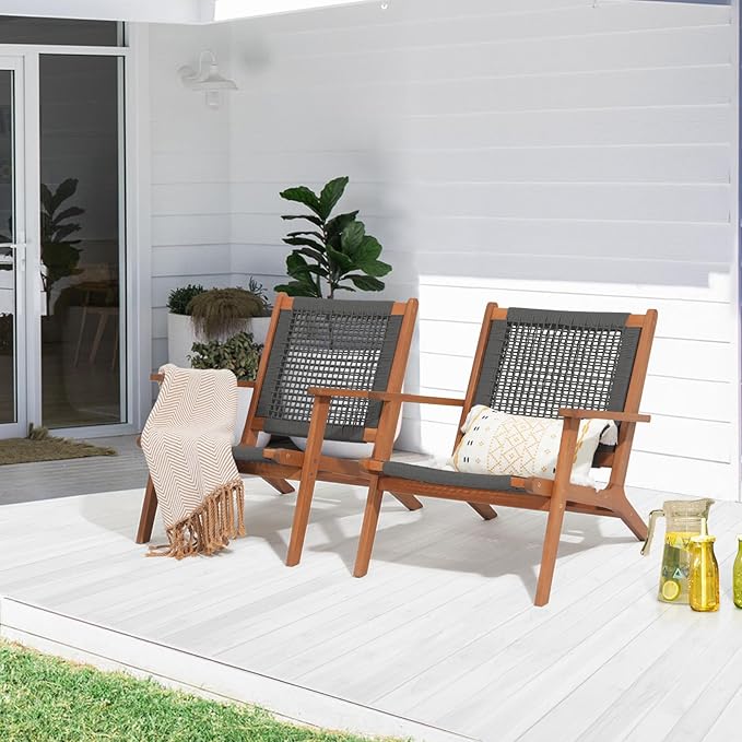 Mid-Century Modern Accent Armchair Set of 2