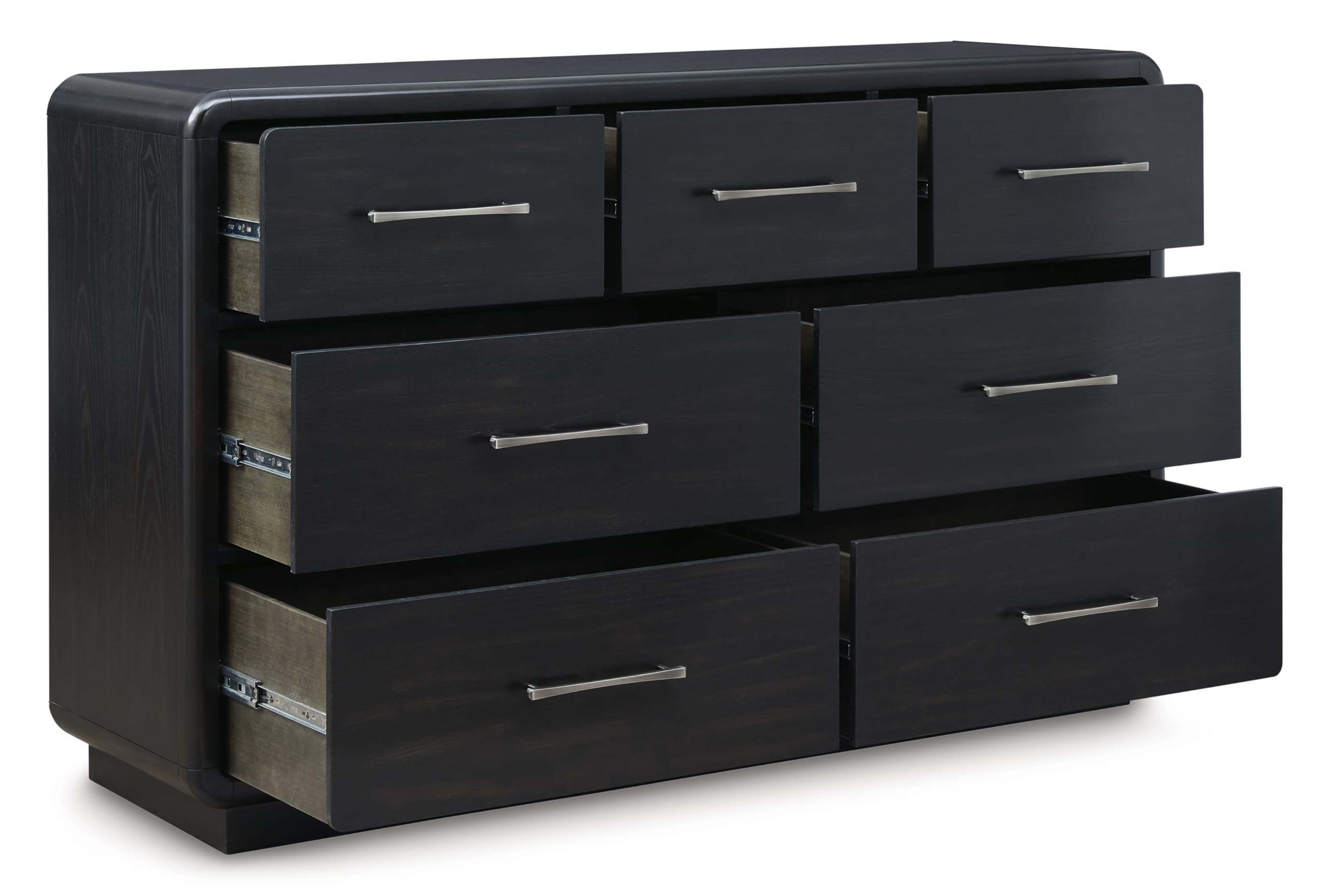 Rowanbeck Modern 7-Drawer Dresser with Felt-Lined Top Drawer