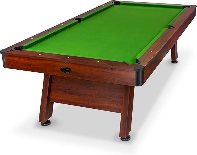 7 ft Pool Table with Wood Finish