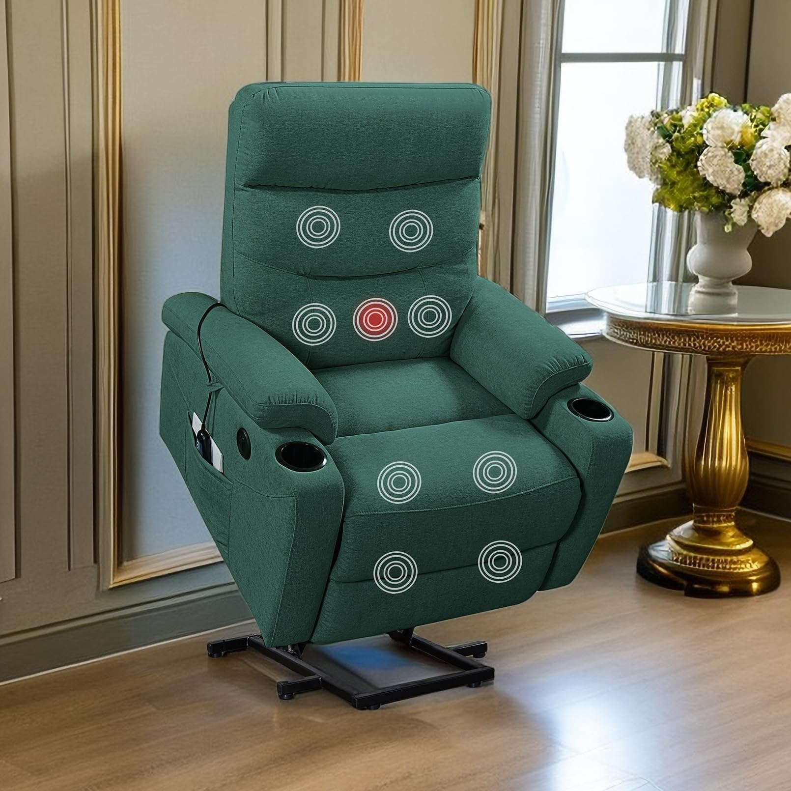 Power Lift Recliner Chair with Massage and Heating