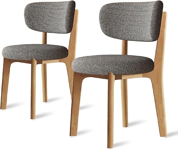 Mid Century Modern Fabric Dining Chairs Set of 2/4