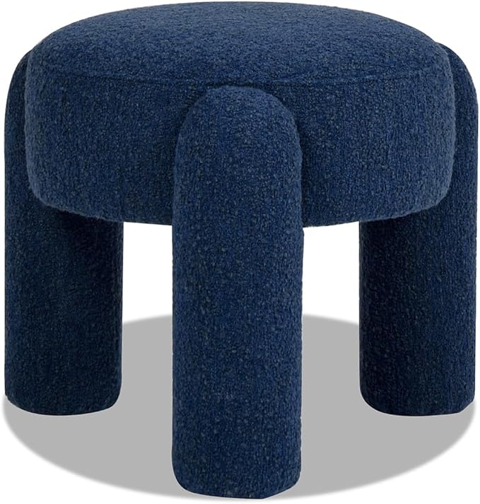 Hugo 20.5" Round Upholstered Ottoman