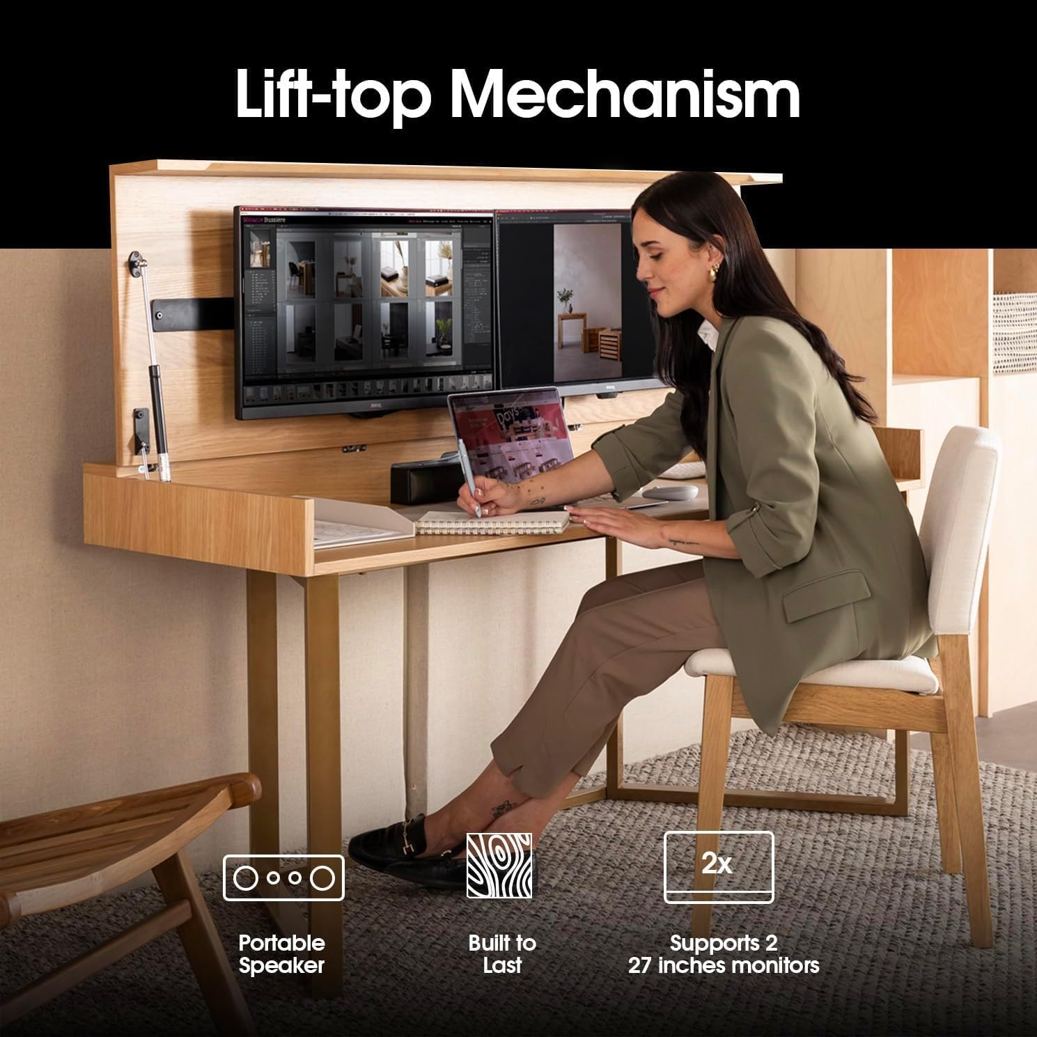 Convertible Desk Dining Table