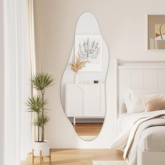 Full Length Irregular Wave Mirror 63x24