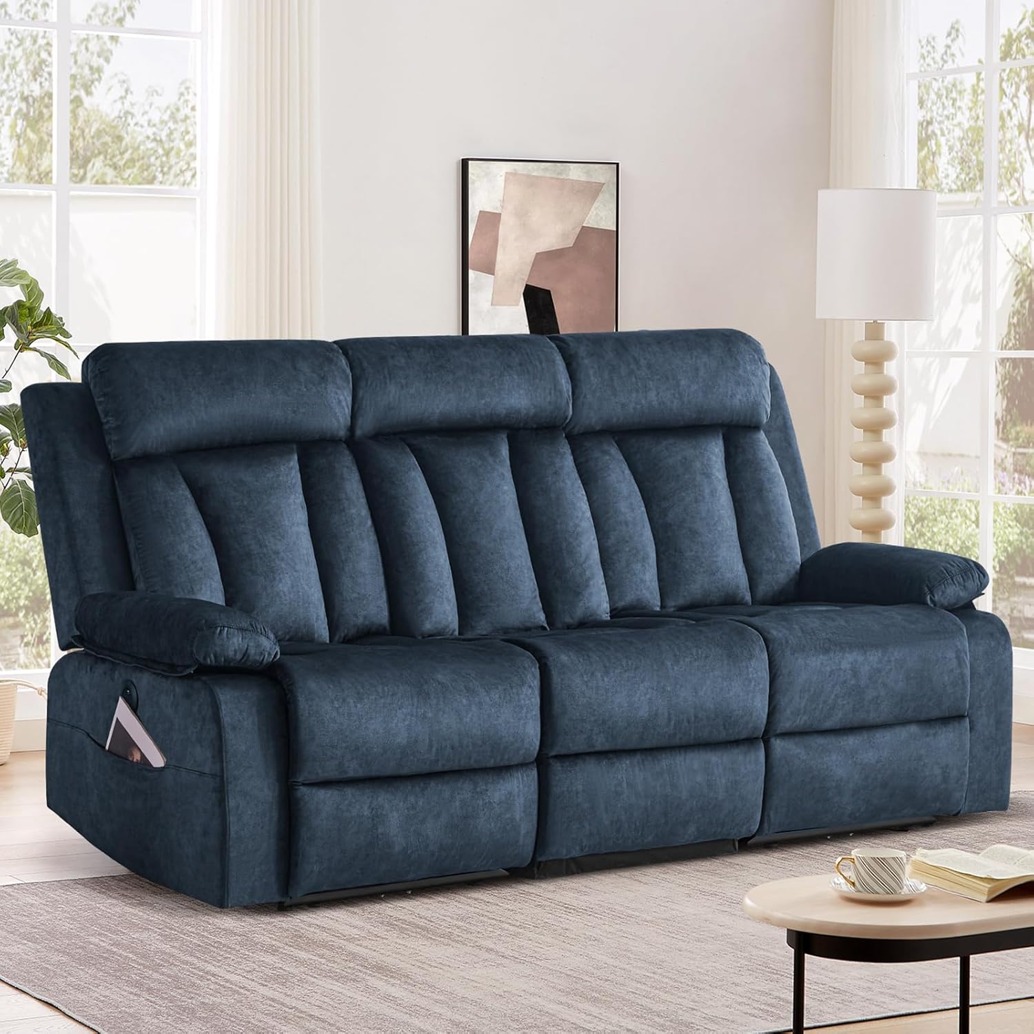 Power Reclining Loveseat with Console and USB Ports