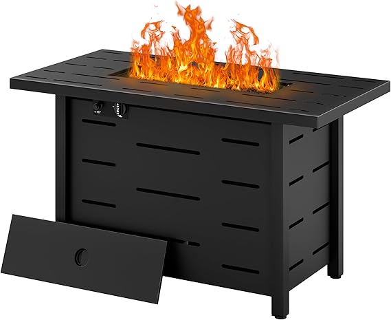43 Inch Outdoor Propane Fire Pit Table