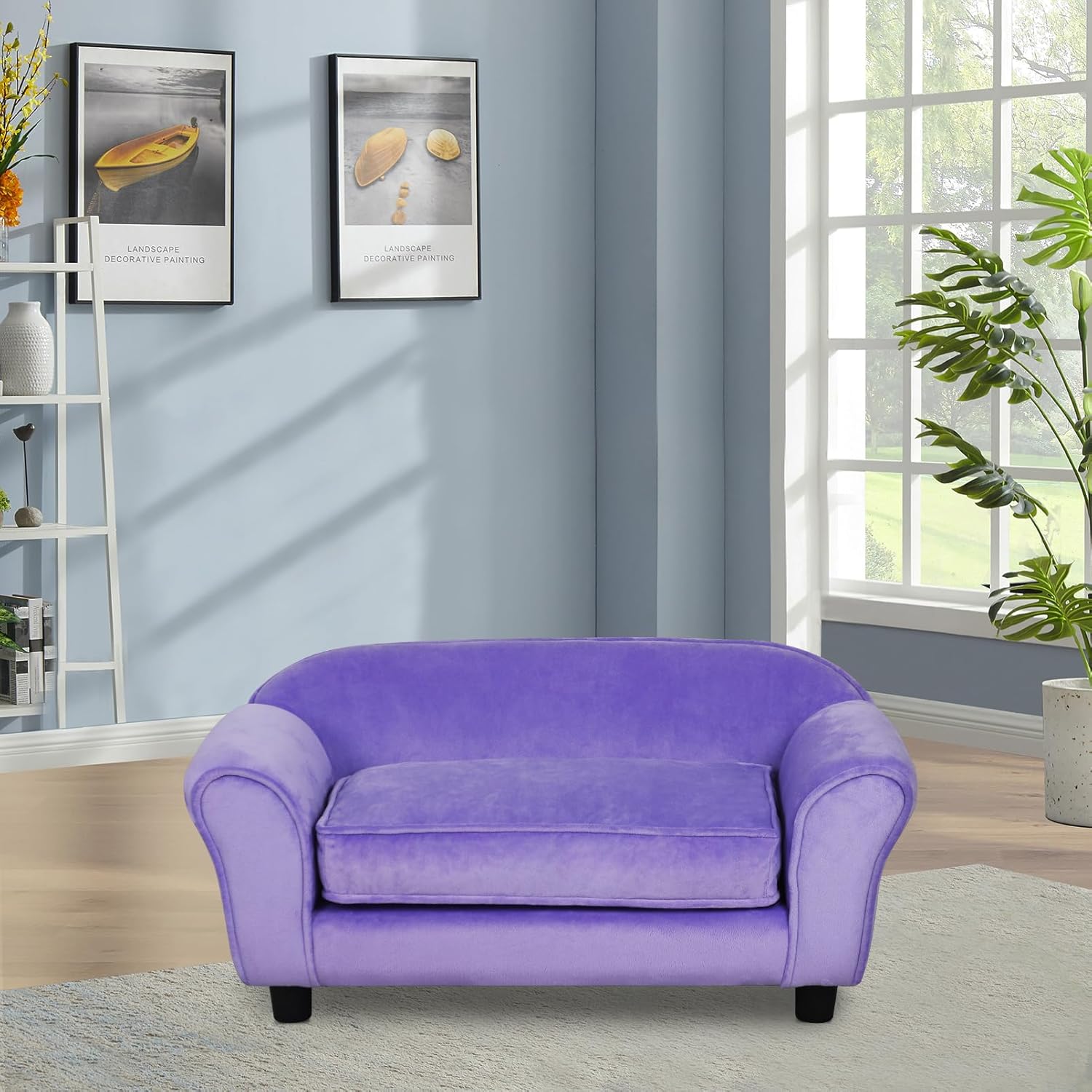 Small Dog Sofa Bed with Washable Cushion
