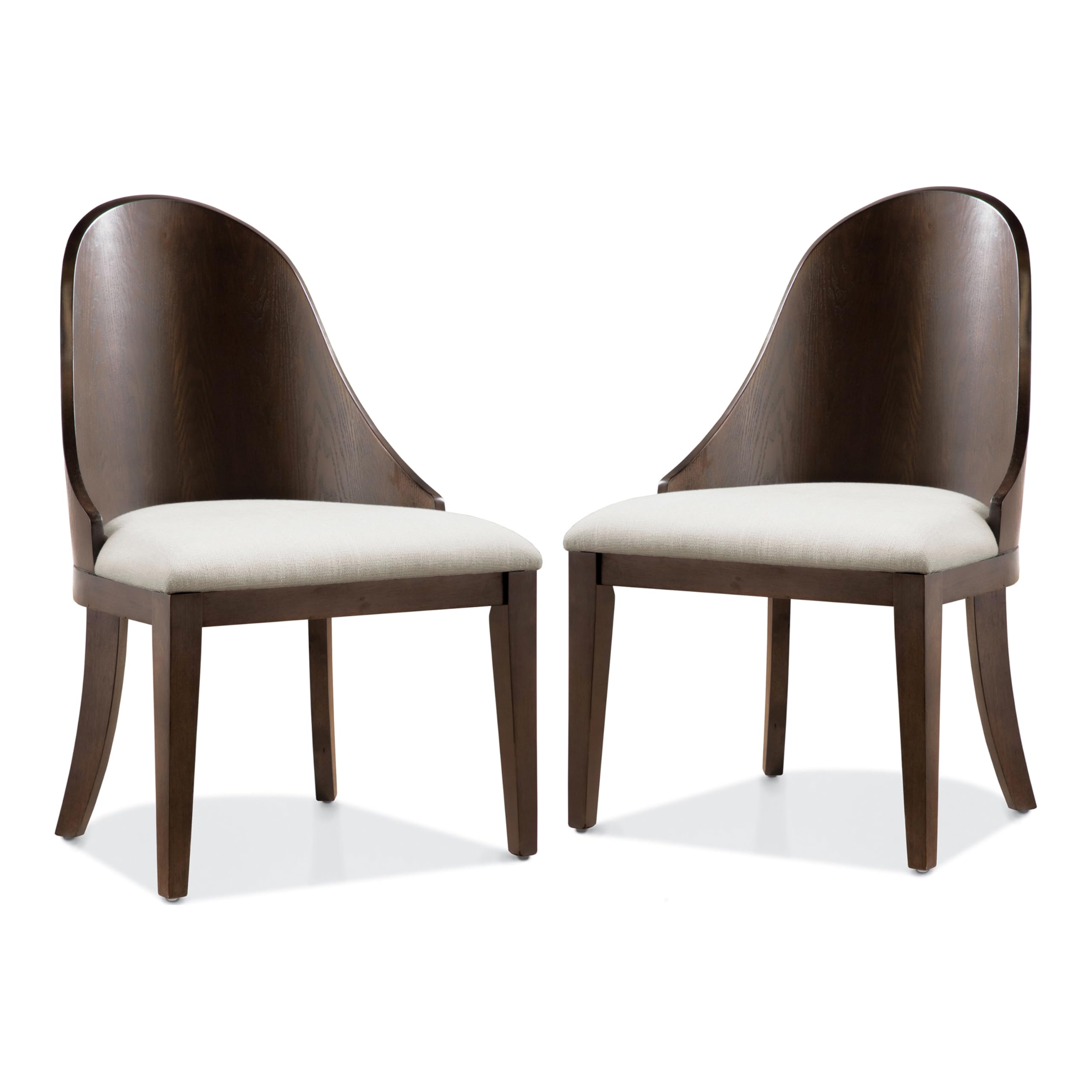 Goddard Modern Upholstered Dining Chairs Set of 2