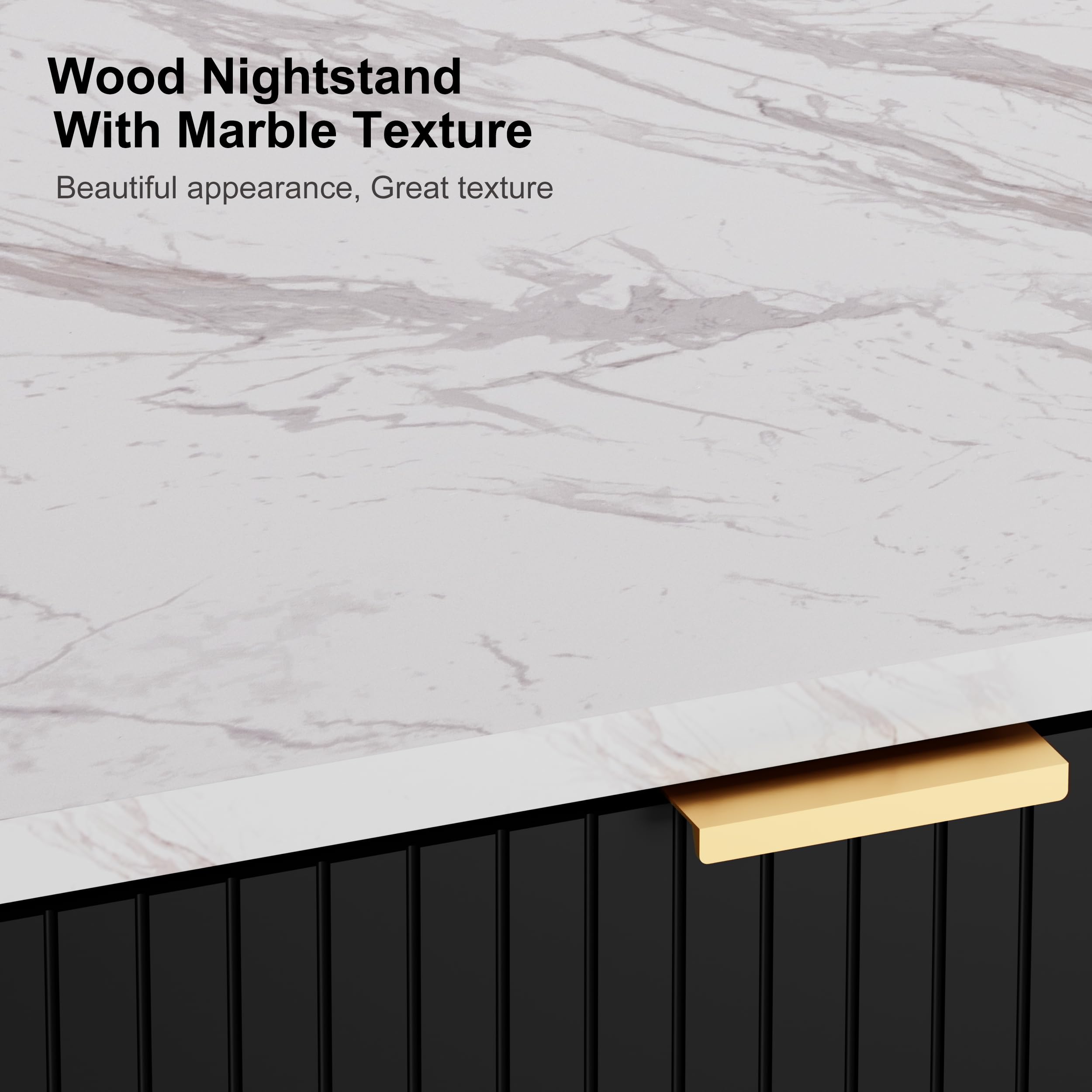 Dresser and Nightstand Set - 3 Piece Bedroom Furniture