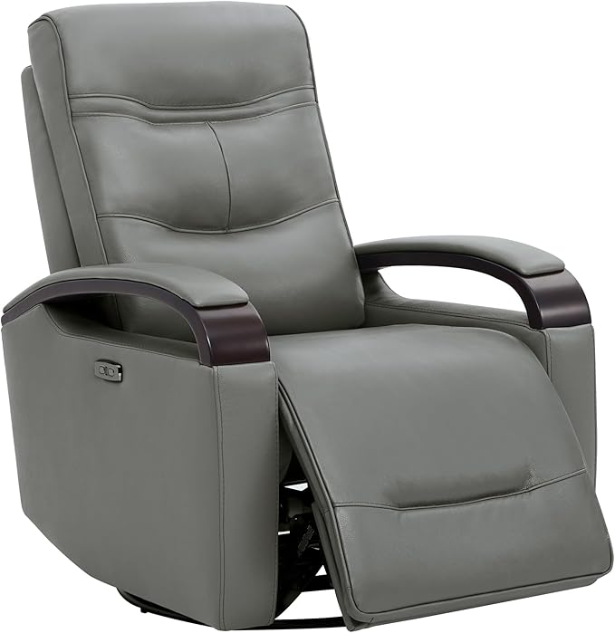 Genuine Leather Power Swivel Glider Rocker Recliner