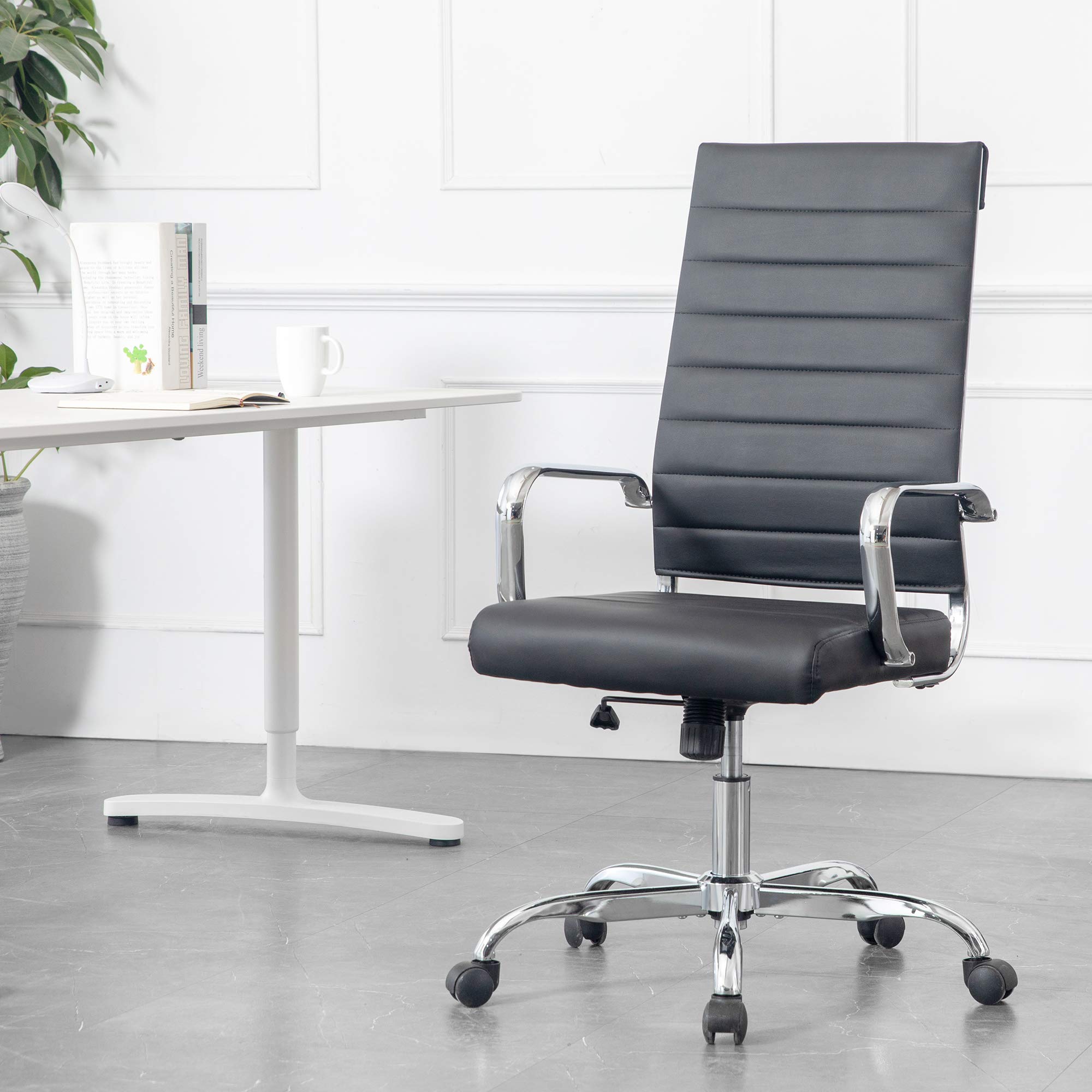 High Back Executive Office Chair with Wheels
