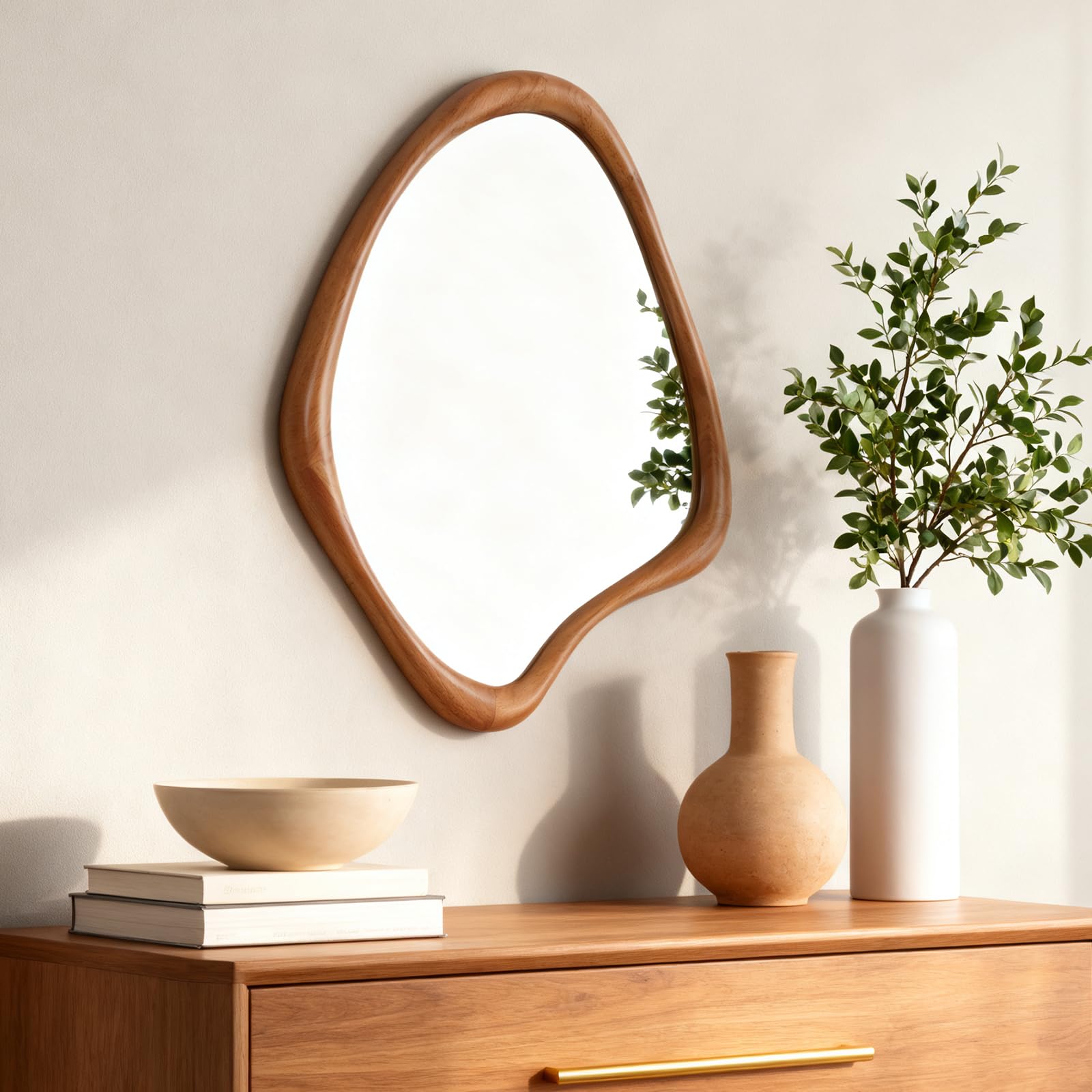 Asymmetrical Irregular Wall Mirror 29" x 23"