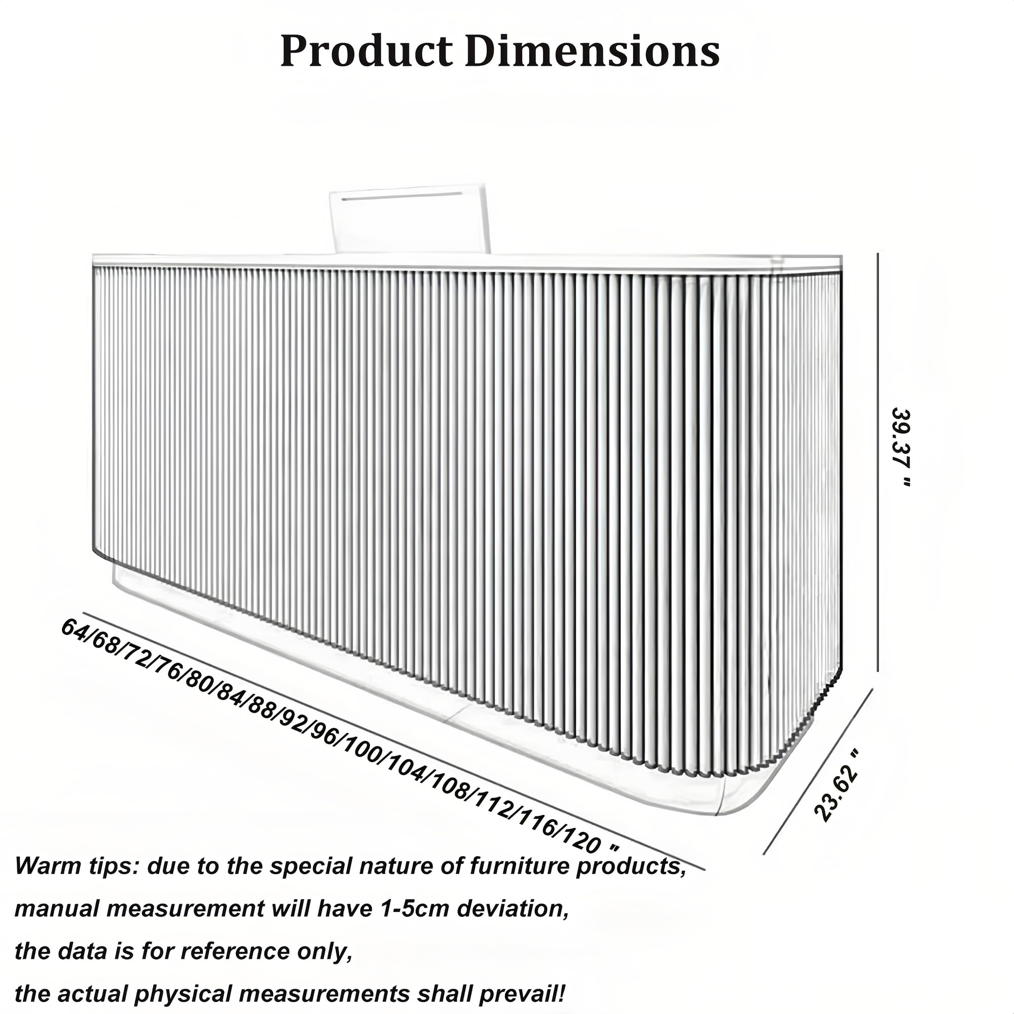 Reception Desk with LED Lighting