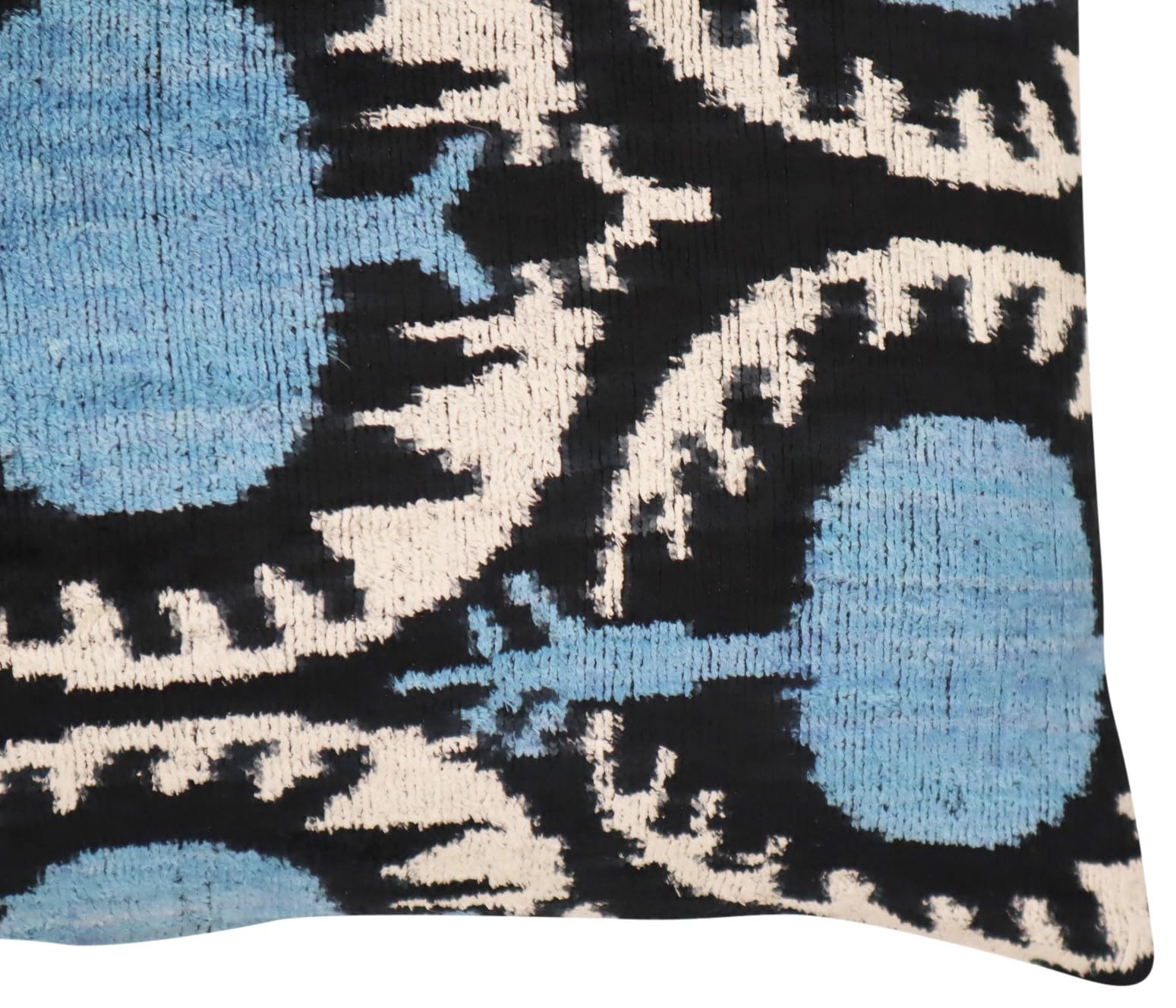 Handmade Velvet Throw Pillow with Down Feather Fill