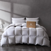 White Goose Feather Down Comforter Queen All Season