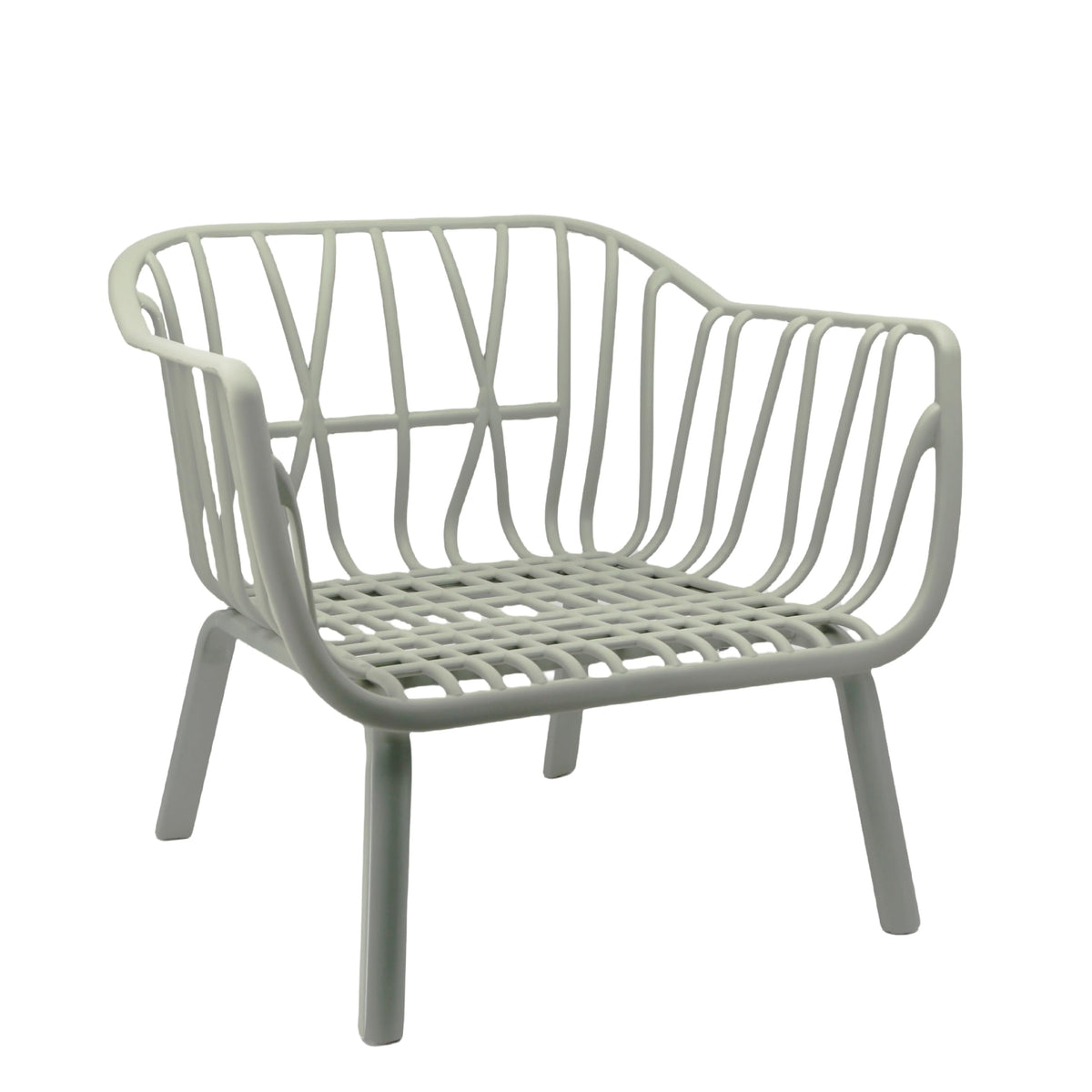 2-Piece Outdoor Bistro Set with Cushioned Armchairs