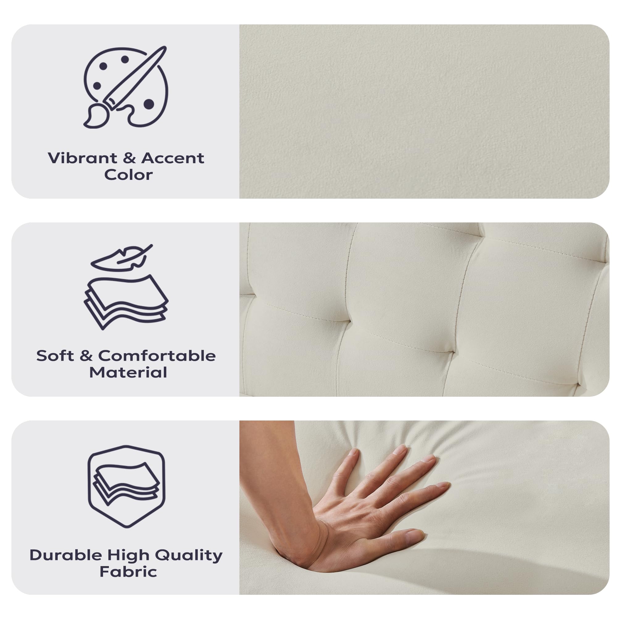 71" Velvet Futon Sofa Bed with Adjustable Backrest