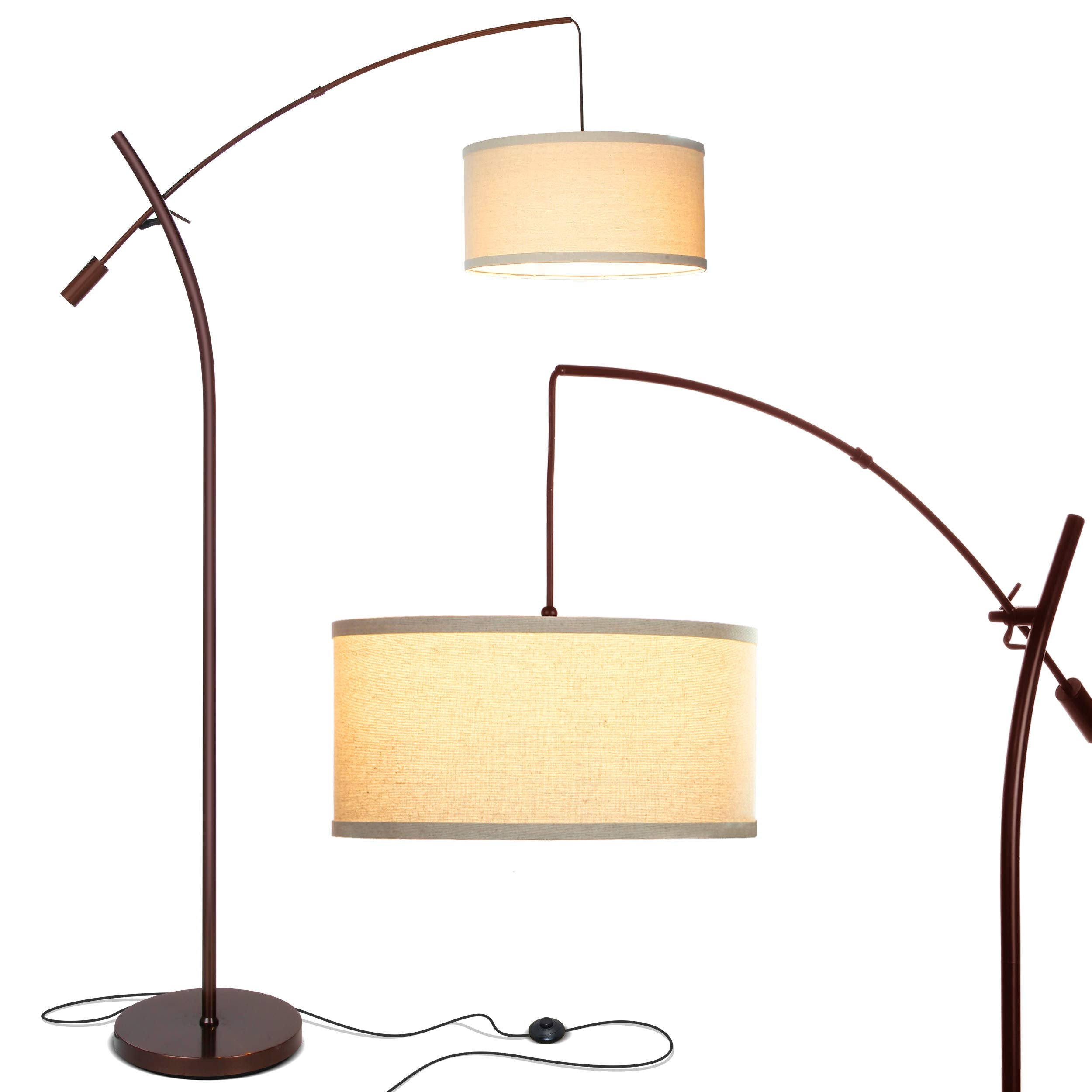Grayson LED Arc Floor Lamp with Adjustable Height