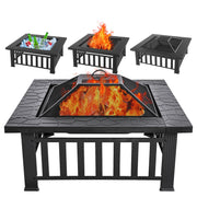 36 Inch Square Fire Pit Table