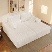 Oversized Chaise Lounge Sofa with Pillows