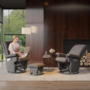 360° Swivel Recliner Chair with Ottoman