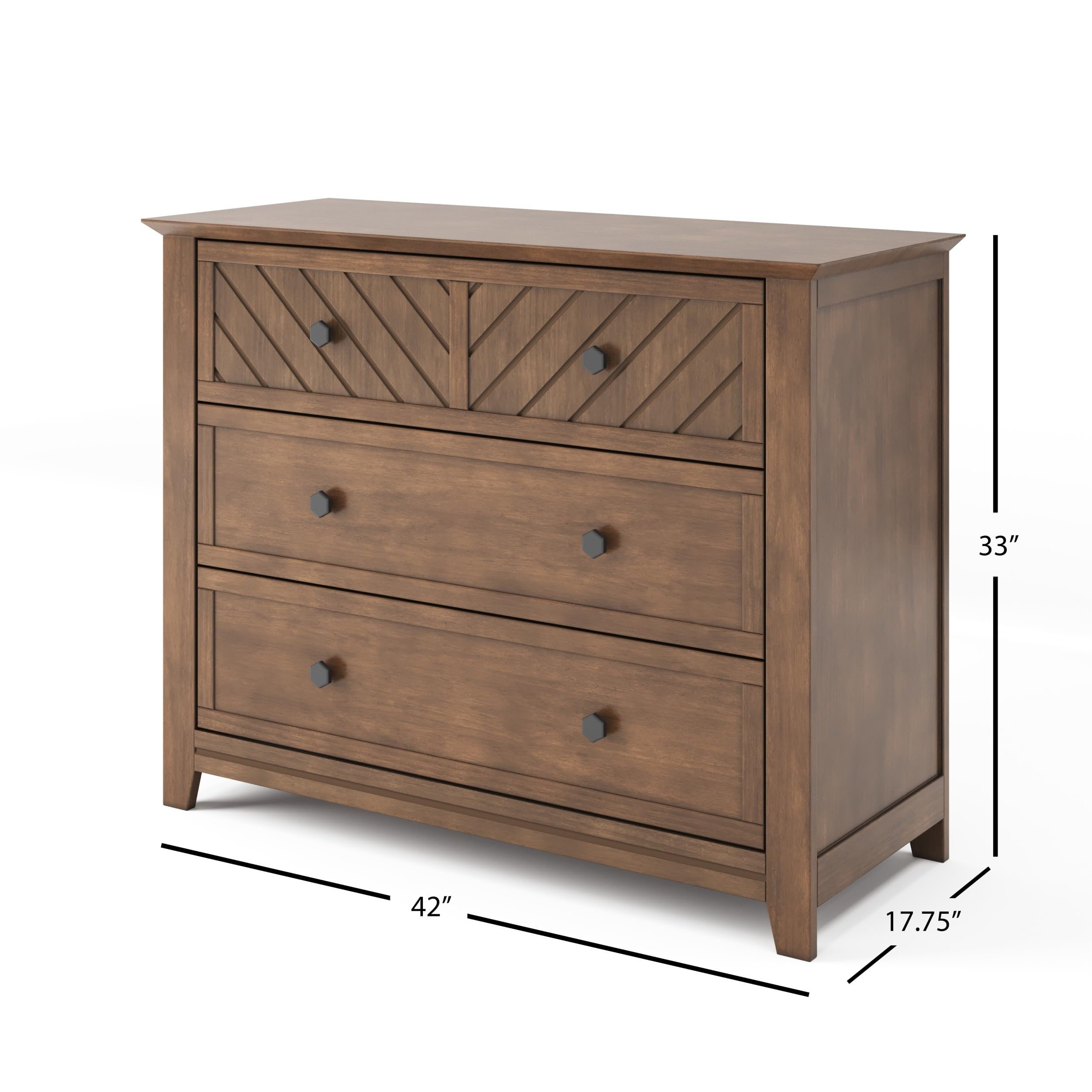 Atwood 3 Drawer Dresser with Anti-Tip Kit