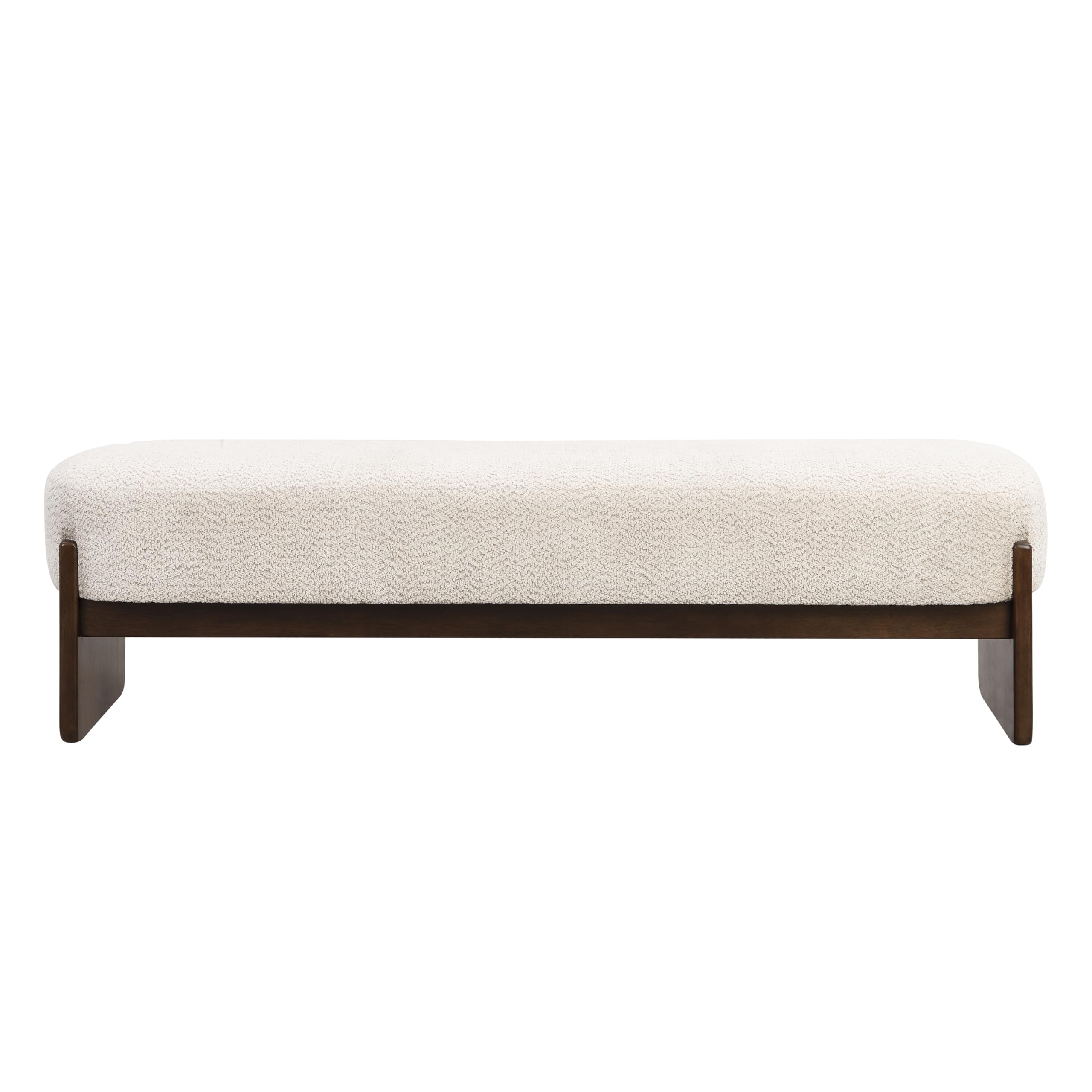 Rectangular Loop Yarn Ottoman Bench
