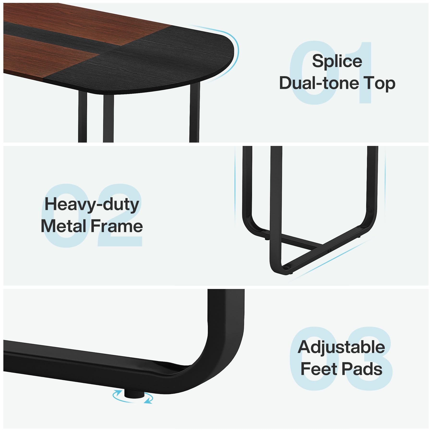 6FT Oval Conference Table