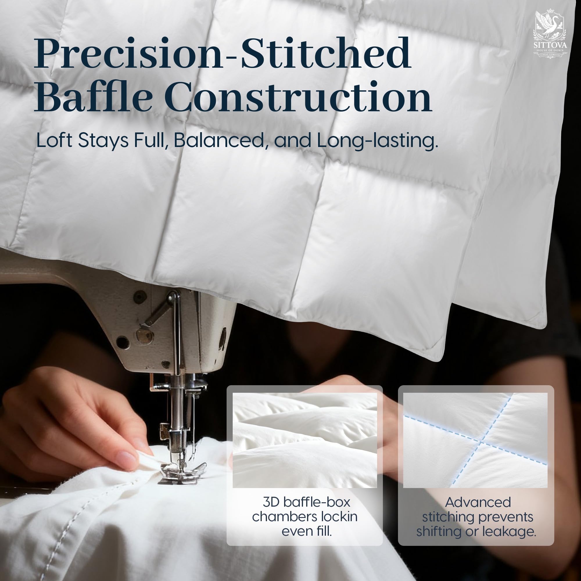 King Size Goose Down Comforter All-Season