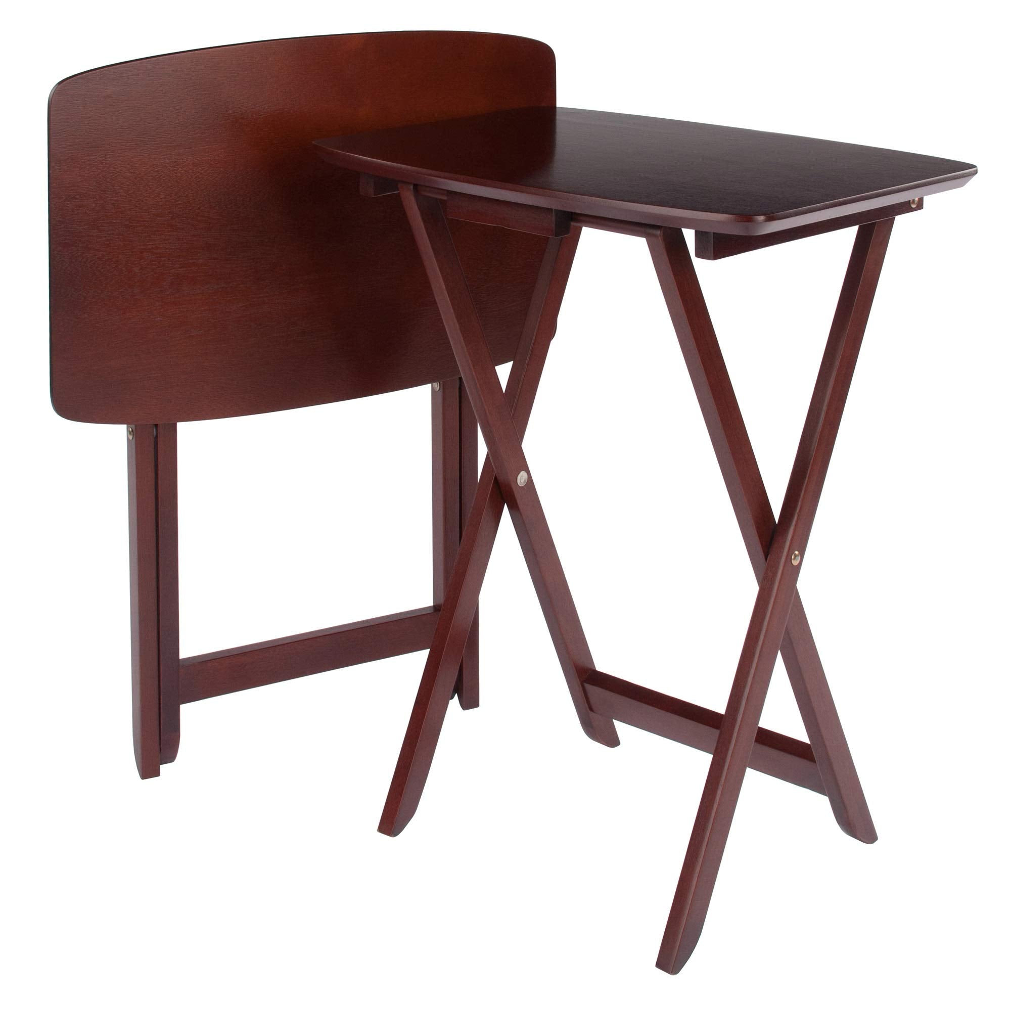 Wood Cade Oversized Snack Table Set