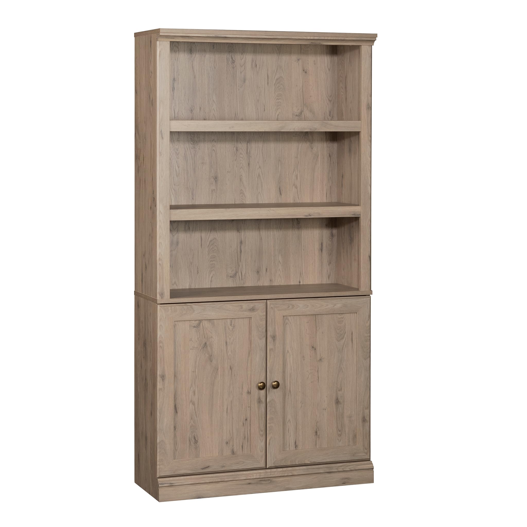 5-Shelf Bookcase with Doors Laurel Oak