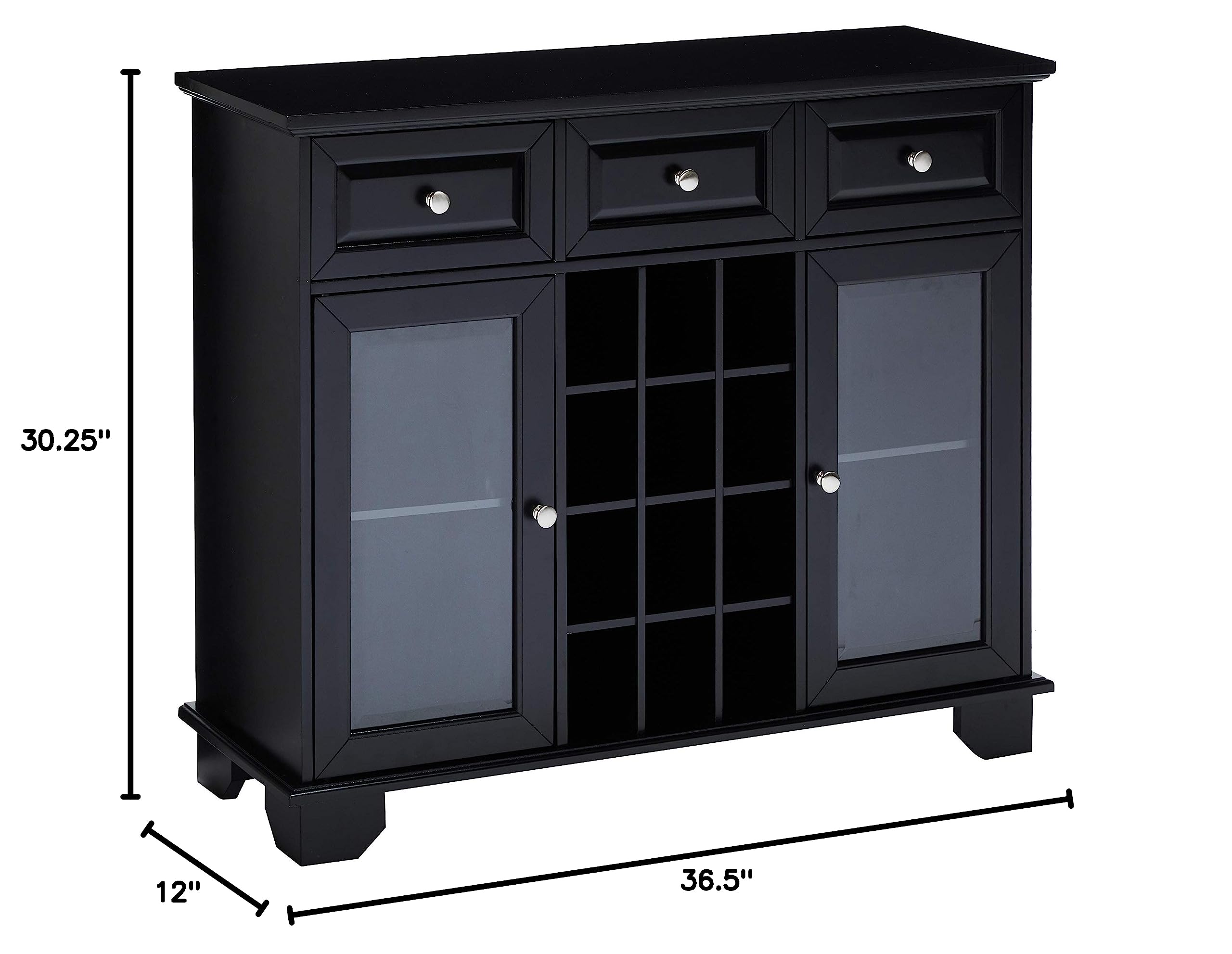 Buffet Server Sideboard Cabinet with Wine Rack