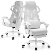 Gaming Chair with Mesh Back and Footrest