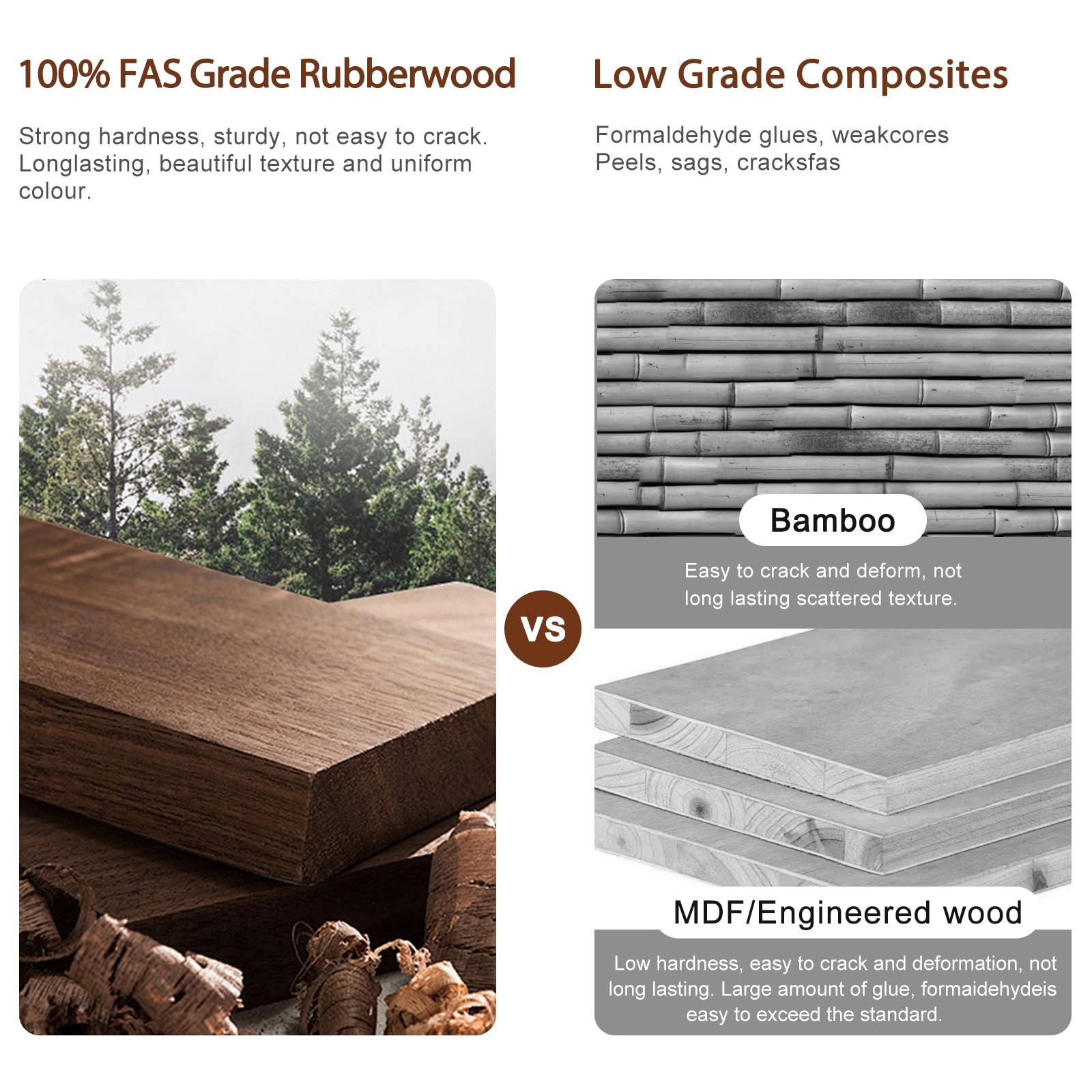 Solid Wood Cactus Coat Rack with 6 Hooks