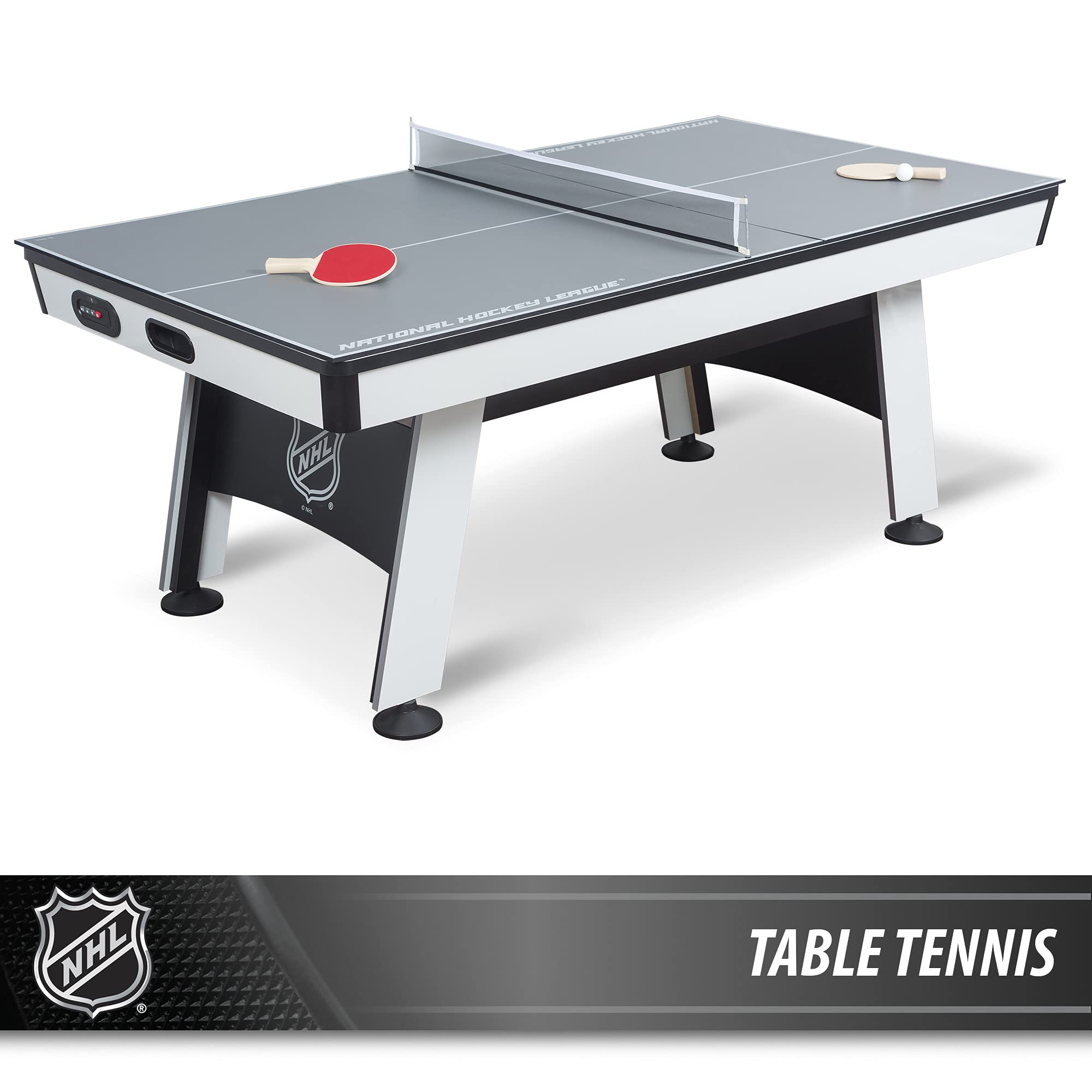 80-Inch Air Hockey Table with Table Tennis Conversion