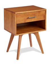 Mid Century Modern One Drawer Nightstand