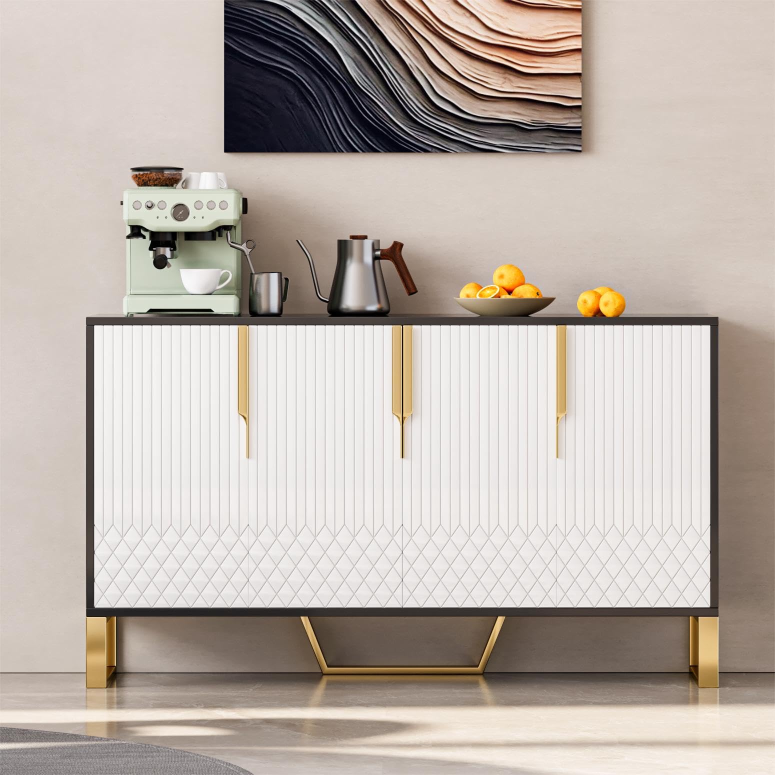 59" Buffet Sideboard Cabinet with Storage