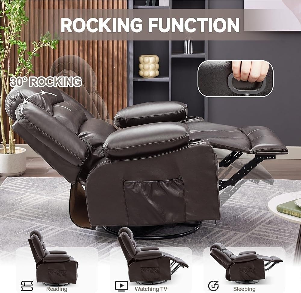 Power Lift Recliner Chair with Massage and Heat