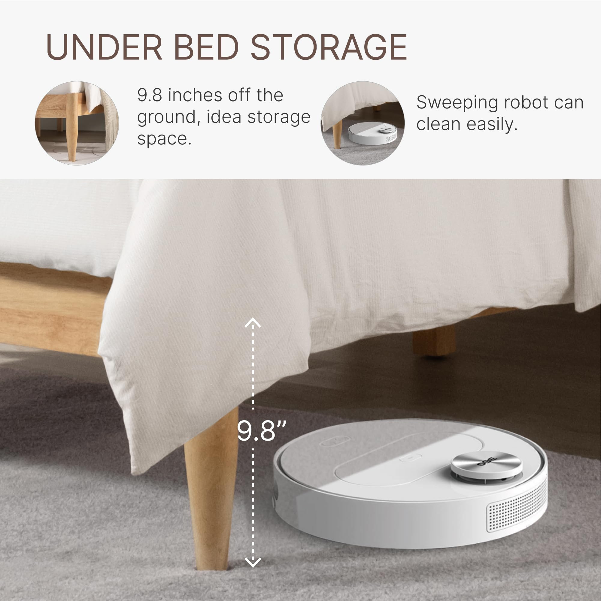 Full Size Upholstered Platform Bed Frame with Headboard