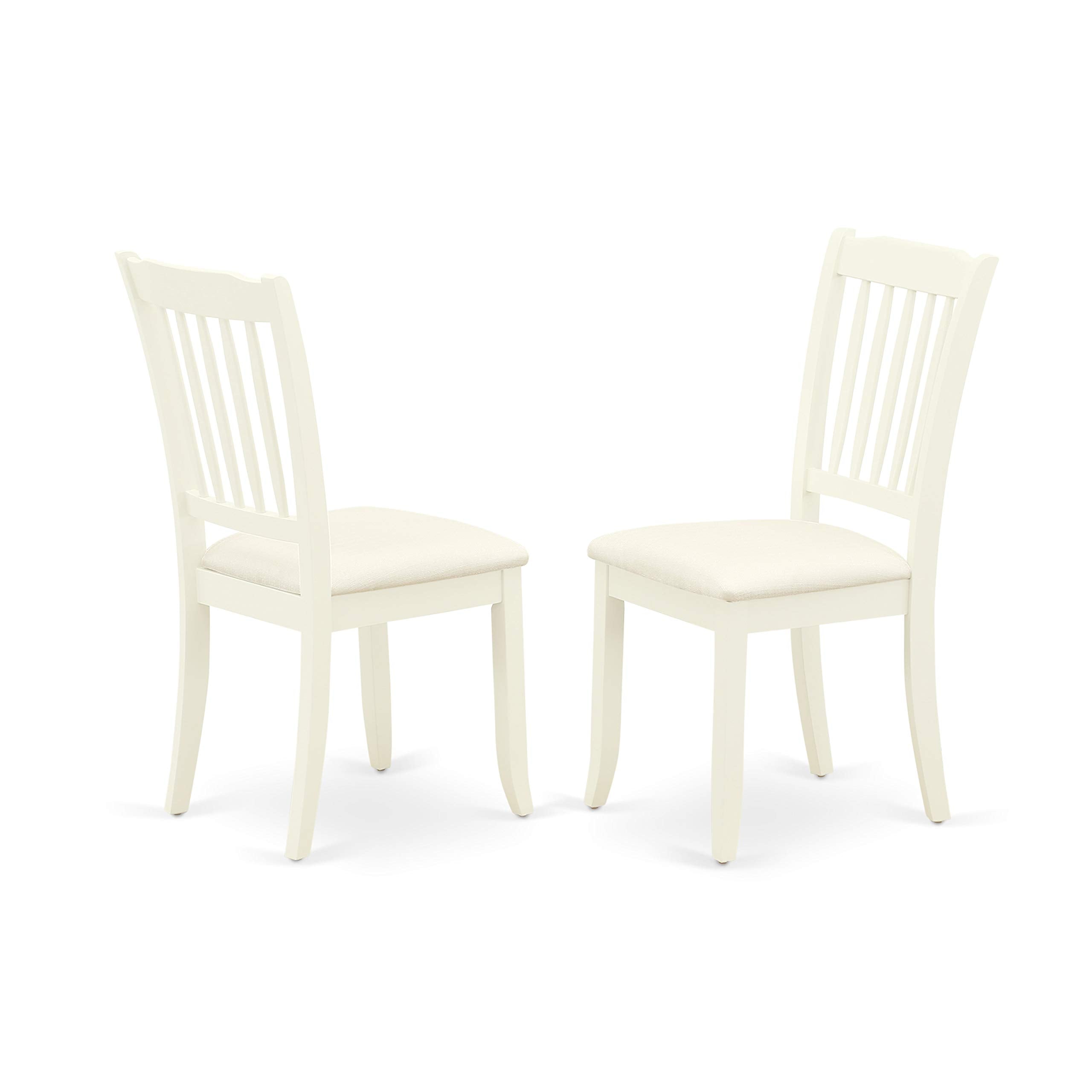 3 Piece Round Dining Table Set with Upholstered Chairs
