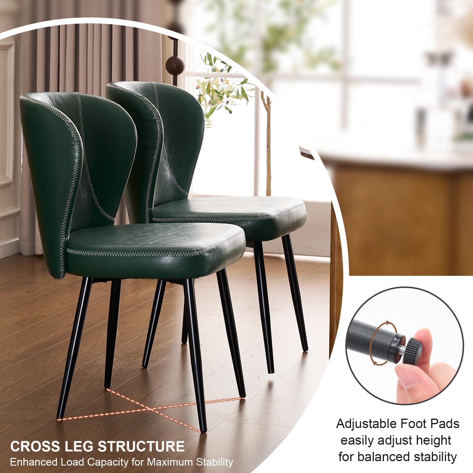 Upholstered Dining Chairs Set of 4