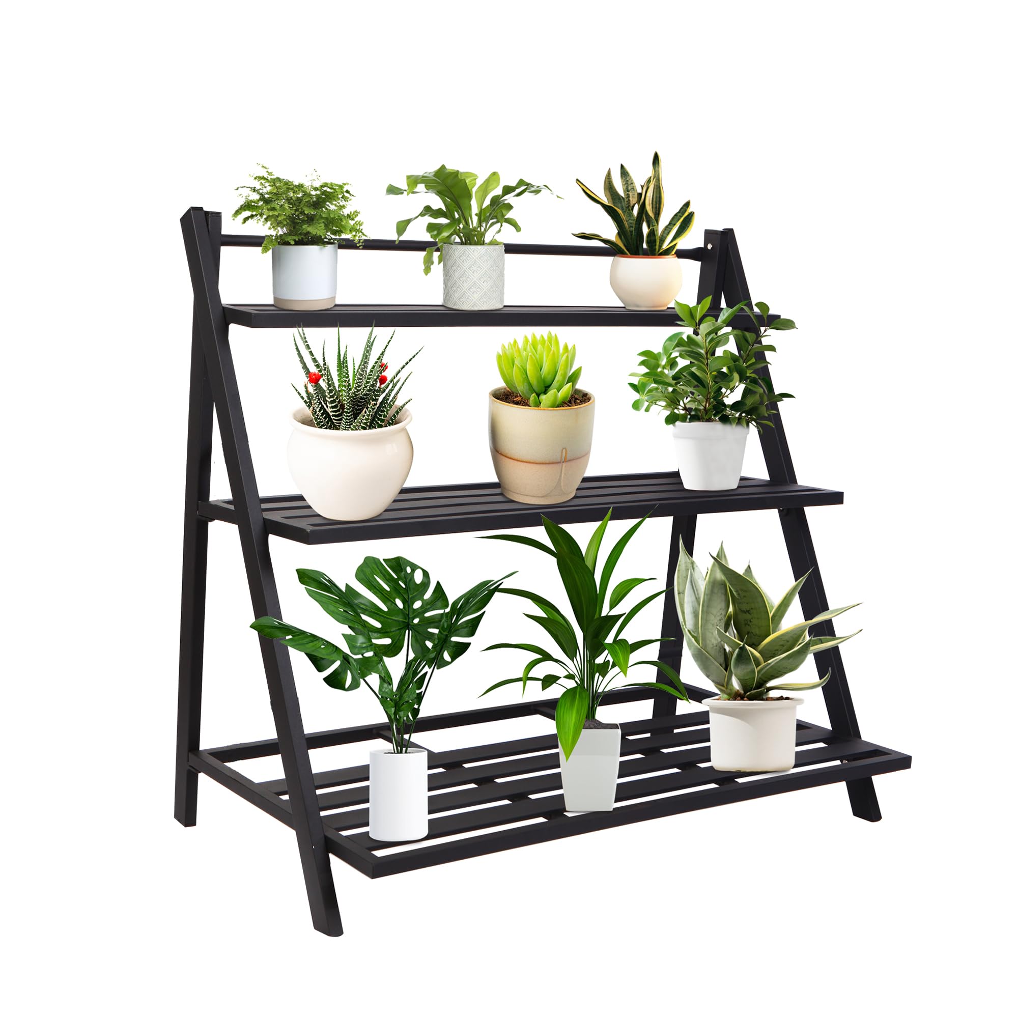 3-Tier Aluminum Plant Stand for Indoor Outdoor Use